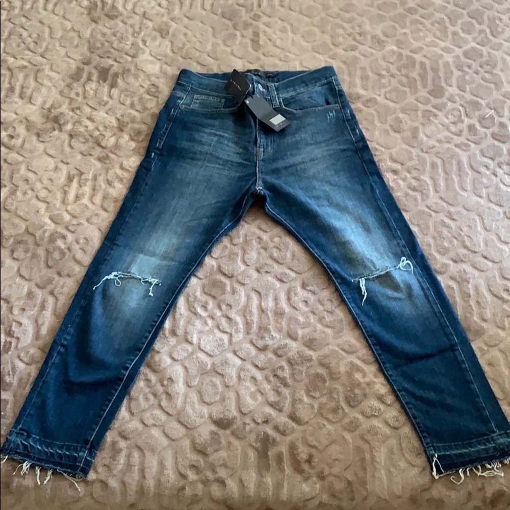 Zara Cropped Skinny Jeans